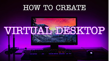 Windows 10 Virtual Desktop Shortcuts | How to create