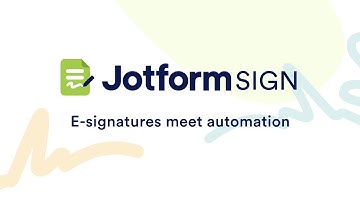 Introducing Jotform Sign