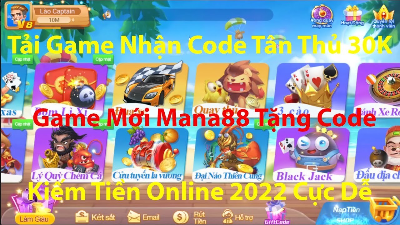 Mana88 - Nhận Ngay Code Tân Thủ 30K (Mana 88, cf68,... - youtube