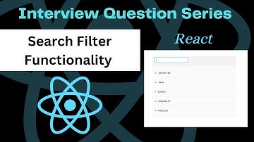 Search Filter Functionality In React Js Hindi #4