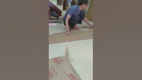 Cách cắt mica 20mm|acrryic 20mm thủ công, bóng nhẵn, phẳng