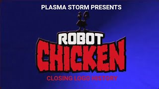 Robot Chicken Closing Logo History