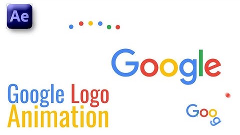 Google Logo Animation In After Effects - After Effects Tutorial - No Plugins.