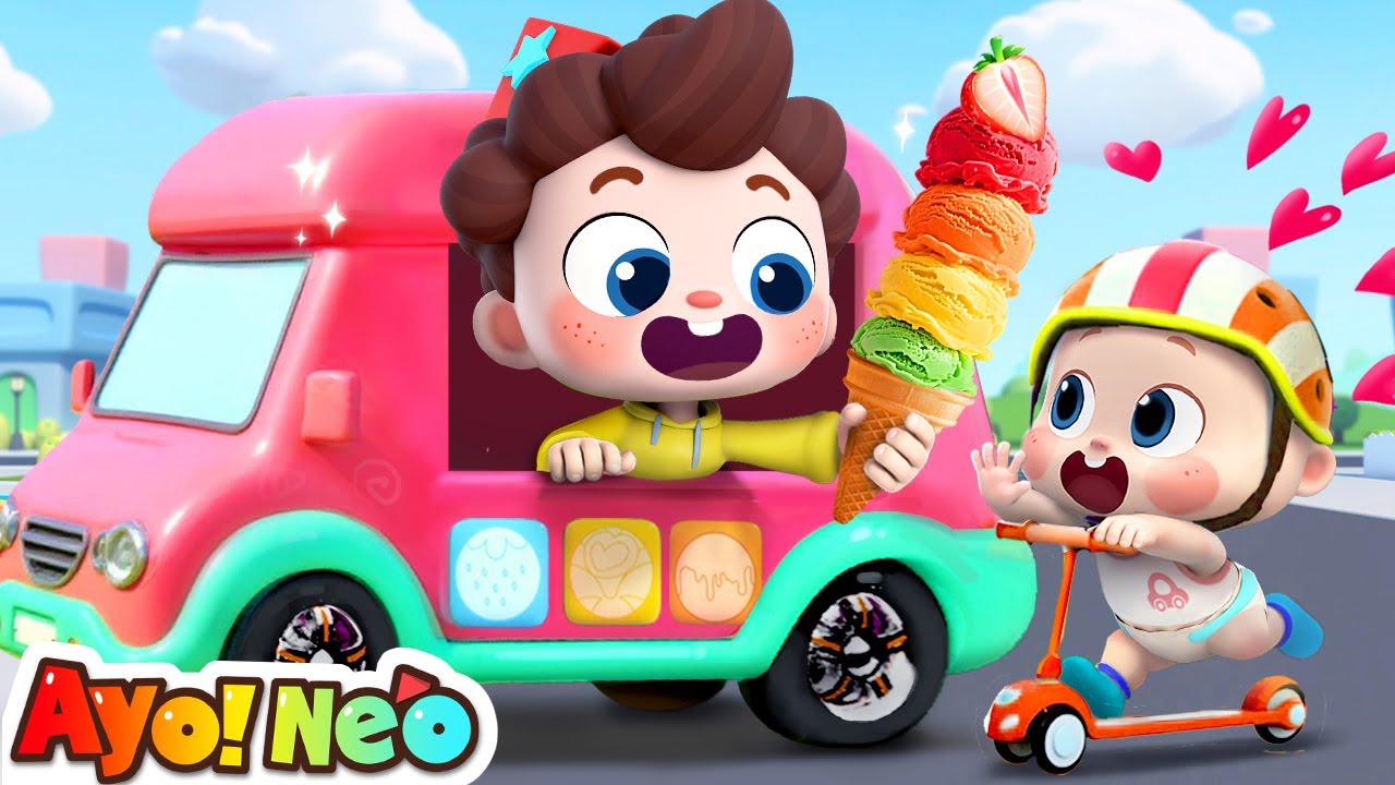 Ding-Ding! Mobil Es Krim Datang!🍦🚌 | Es Krim | Lagu Anak-anak | Ayo! Neo | Yes! Neo Bahasa Indonesia