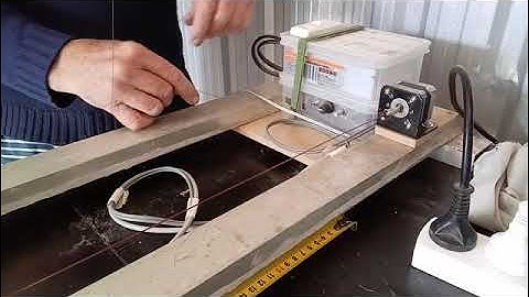 home made string winding machine