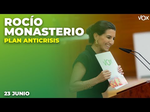 Intervención de ROCÍO MONASTERIO sobre PLAN ANTICRISIS