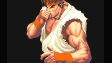 Hyper Street Fighter II (PS2) Intro & Rolling Demo