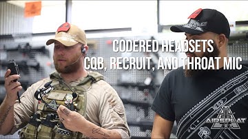 CodeRed Airsoft Headsets CQB, Recruit, and Throat Mic - AirSplat On Demand