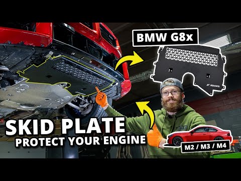 Don't Drive Your Modern BMW Without This Mod - Mishimoto Skid Plate Install - G87 M2 G80 M3 G82 M4