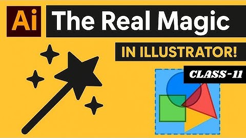 How To Use Magic Wand Tool. Class-11😎 In Adobe Illustrator 