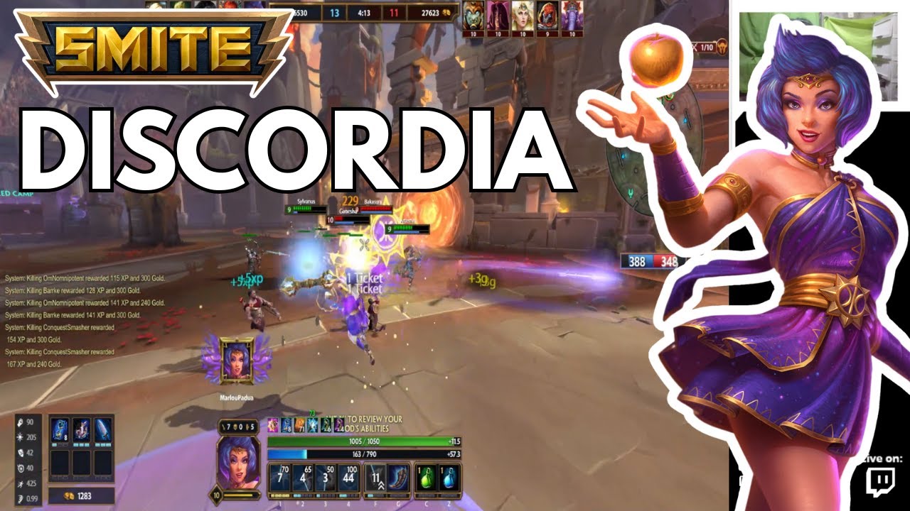 First Time Using DISCORDIA – SMITE Gameplay Ep.42 - YouTube