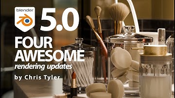 Four awesome rendering updates in Blender 5.0!