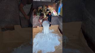 How White Foam Is Made Step by Step | Satisfying Factory Process😱 #foam #technology #shorts