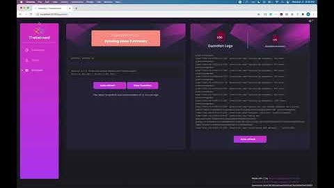 ThetaBoard - Guardian Node snapshot download and start