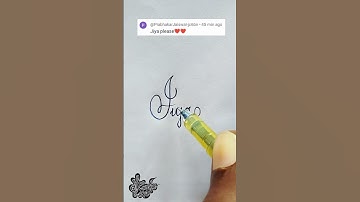 stylish name | Jiya | Calligraphy signature
