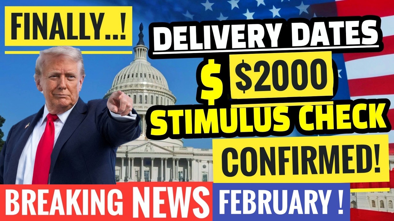 NEW🔥$2000 Stimulus Checks💰ARRIVING Immediately if?🎉+Social Security FEB Pay📈 SSI,SSDI?✅