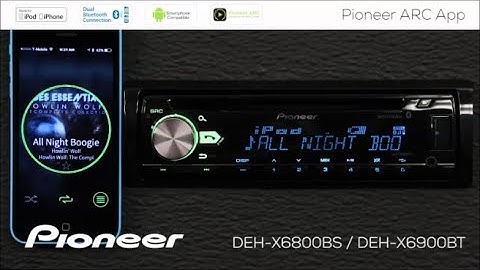 How To - DEH-X6900BT - ARC App for iPhone