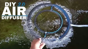 HOW TO MAKE DIY BUBBLE OXYGEN for POND | DIY MATALA AIR DIFFUSER