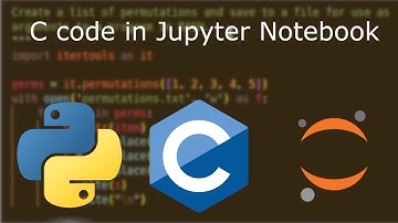 How to Code in C with a Jupyter Notebook