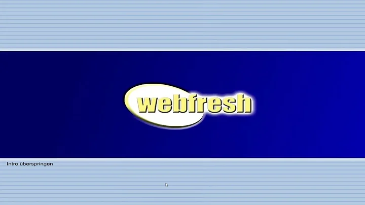 Webfresh from 2001, running on Windows 10