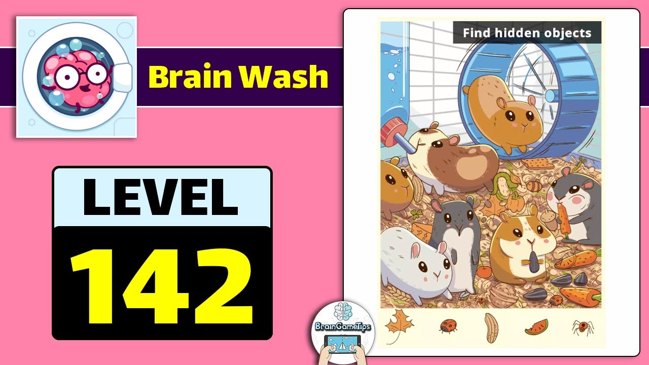 Brain Wash - Puzzle Mind Game - Level 142 Solution