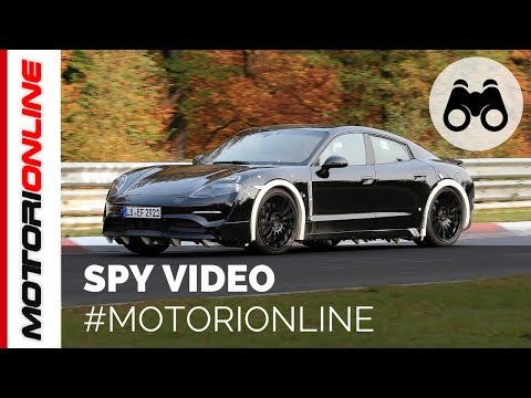 Porsche Mission E 2019 | Spy video (October 2017)