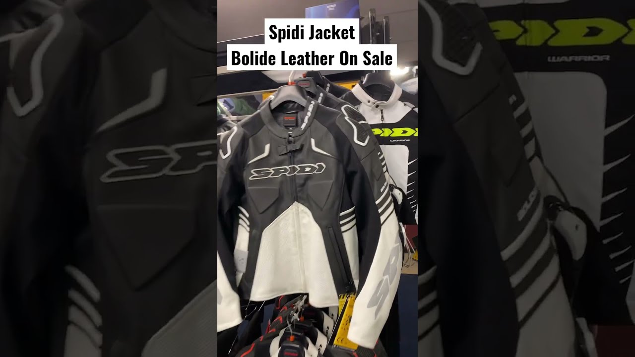 Motorhelmets Motorcycle Store Jacket Sale - Spidi Bolide Leather Jacket Sale 