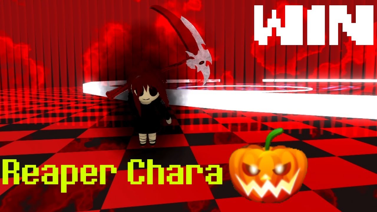 Demolishing Reaper Chara Undertale 3D Boss Battles Halloween Event