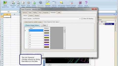 Load a DGN file in Excel:  SpatialXL