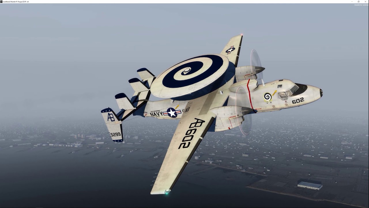 P3D- India Foxtrot Echo E-2 Hawkeye/C-2 Greyhound Review.