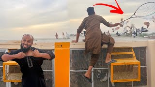 Bohat Chalak Racer Kabutar Ko Utaar Liya 😱