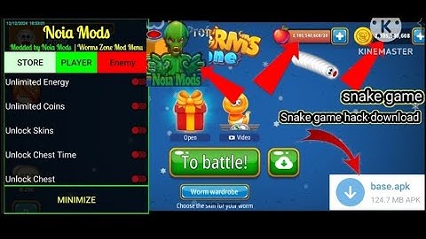 Worms Zone .io God Mod Menu | Worms Zone    Mod apk on death | Worms Zone .io Mod Menu 🤯