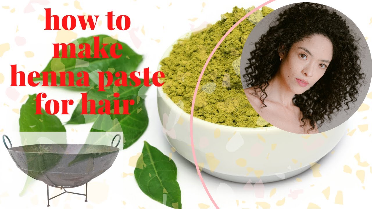 make henna paste for hair colouring, balo ke liye mehndi banane ka