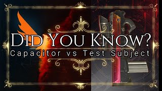 Division 2: Did You Know Capacitor Vs Test Subject