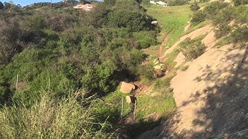 Mulholland security installing a chain link fence in a 3 ac