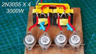 Inverter 12v To 220v 2n3055 3000w @creative_prodigy_101