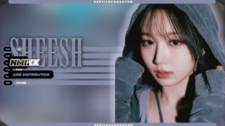 How would (NMIXX) sing SHEESH by (BABYMONSTER)