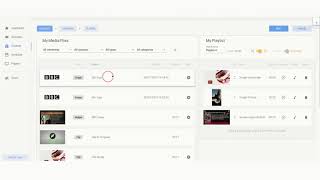 Quickstart menu | digital signage software by Fairview - Step 1