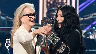 Cher Honored by Meryl Streep with the Icon Award at the iHeartRadio Music Awards