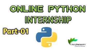 Python Part 1 || #OnlinePython Internship