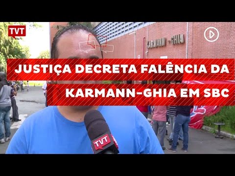 Justiça decreta falência da Karmann-Ghia em S. Bernardo do Campo