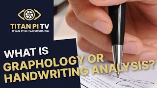 What is Graphology or Handwriting Analysis