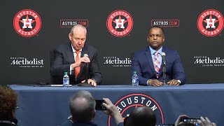 RAW VIDEO: Houston Astros name Dana Brown new GM