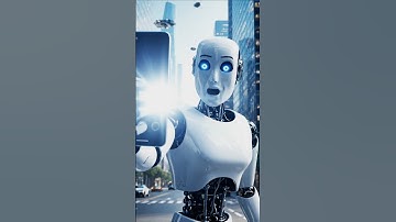 “When an AI Robot Takes a Selfie… Chaos Happens 🤳😂”