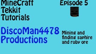 Minecraft tekkit finding saphire and ruby ore