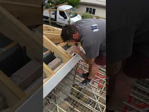 Roof smashed up