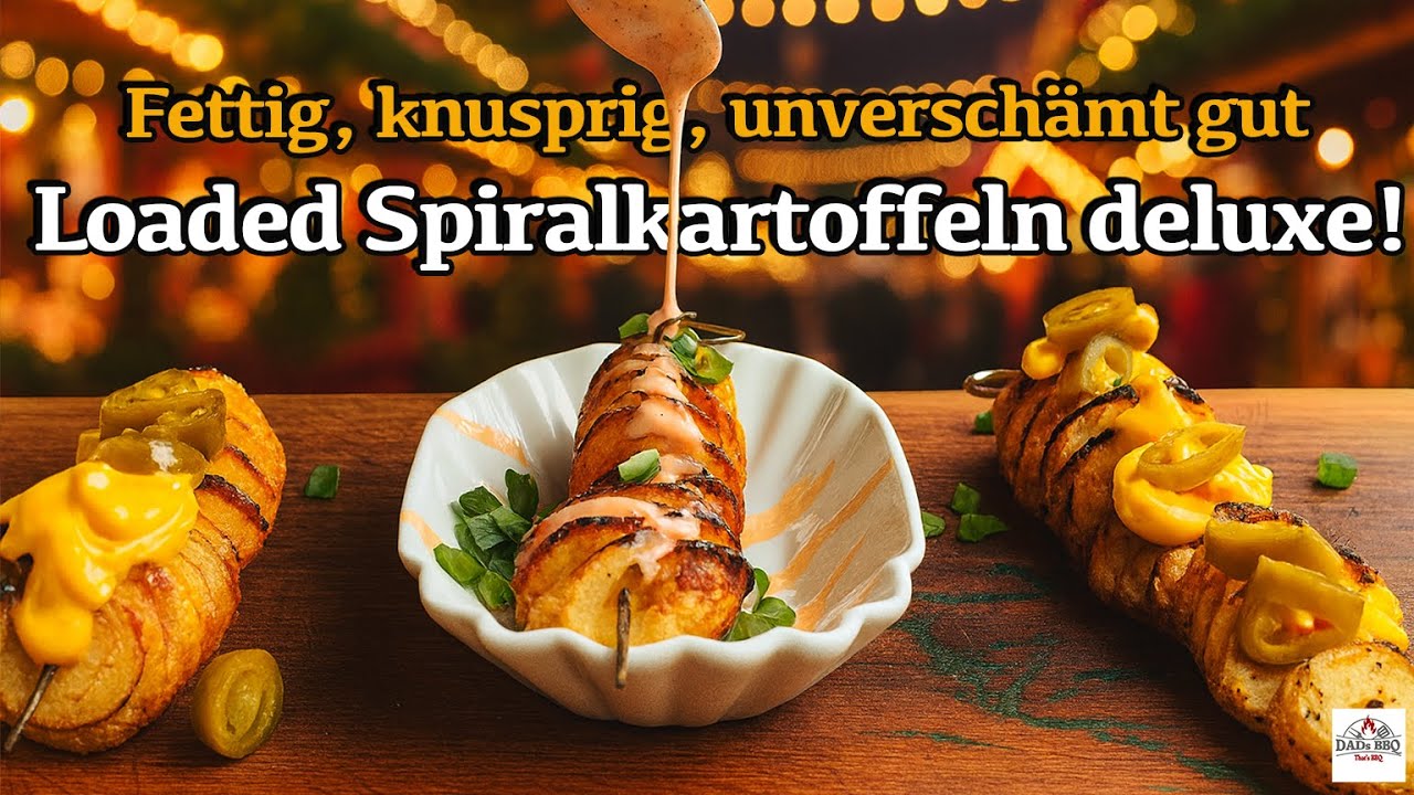 Besser als auf dem Weihnachtsmarkt – diese Spiralkartoffeln musst du probieren! | Rezept DADs BBQ