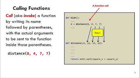 CSSE120 - 02 Objects Functions and Methods - 02 Calling Functions