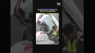 IAF Chief Flies MiG-29 Fighter Jet! Watch The Powerful Sortie