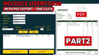Automate Invoice Creation in Excel with VBA (Part 2)